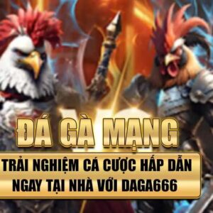 Đá Gà Mạng – Trải Nghiệm Cá Cược Hấp Dẫn Ngay Tại Nhà Với Daga666 3 Đá Gà Mạng – Trải Nghiệm Cá Cược Hấp Dẫn