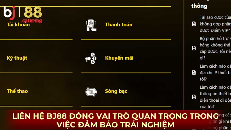 Liên Hệ Bj88 - Giải Đáp Bất Cứ Thắc Mắc Từ Người Chơi 2 Liên hệ BJ88 đóng vai trò quan trọng trong việc đảm bảo trải nghiệm cá cược